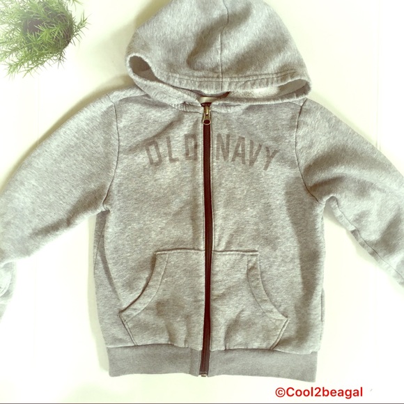 Old Navy Other - 5/$25 Old Navy kids gray zip hoodie sweatshirt top